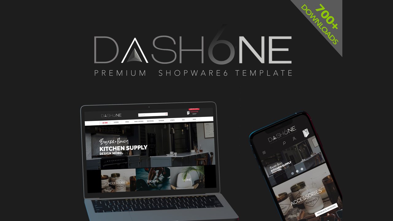 Vorschau des Shopware-Themes DASHONE 6